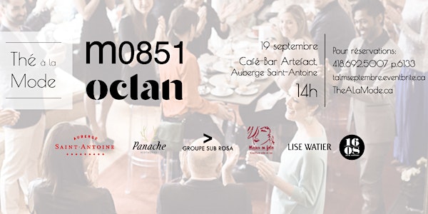 Thé à la Mode : m0851 et O'clan - Édition de septembre