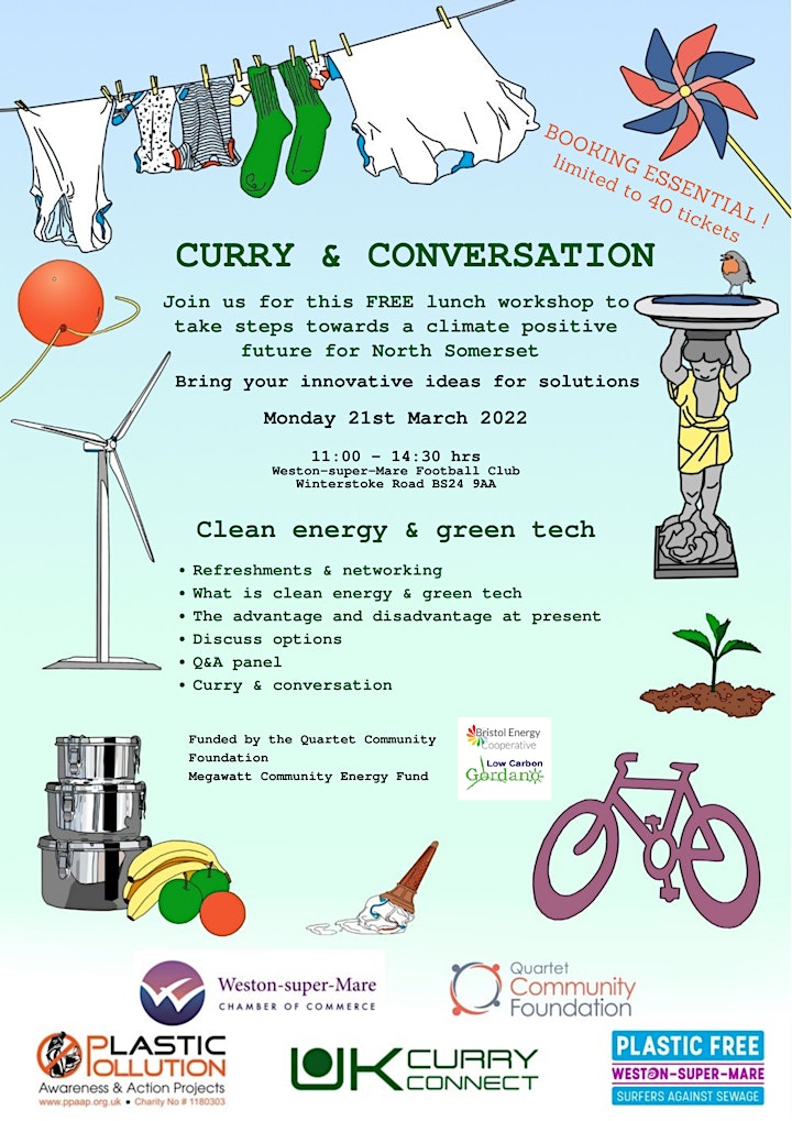 Curry and Conversation - Clean energy and green tech image