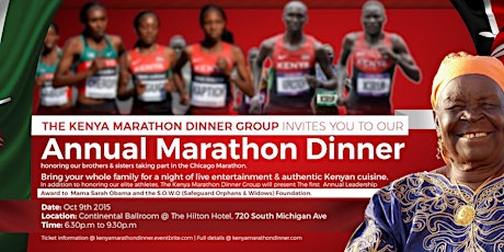 2015 Kenya Marathon Dinner Celebrating Our Elite Athletes primary image