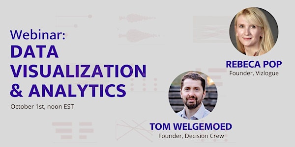Free Webinar: Data Visualization & Analytics