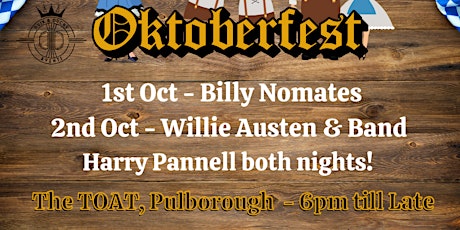 TOAT Oktoberfest - Billy Nomates and Harry Pannell primary image