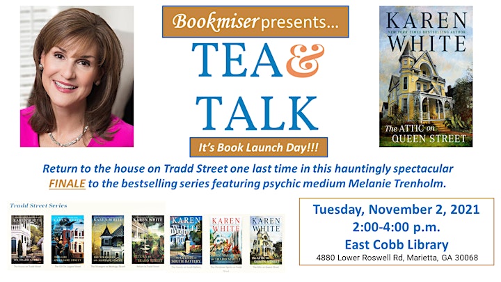 
		Meet Author KAREN WHITE--Launch Day of Her New Tradd Street Book image
