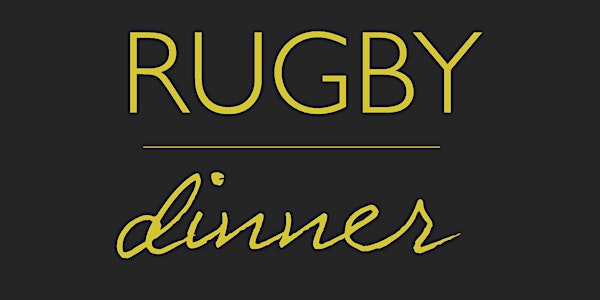 Rugby Dinner with special guest Adrian Davies