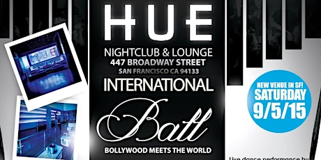 * International Ball * Bollywood Meets The World primary image
