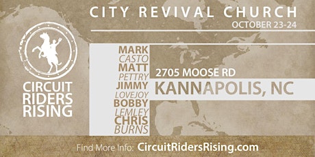 Circuit Riders Rising - Kannapolis, NC primary image