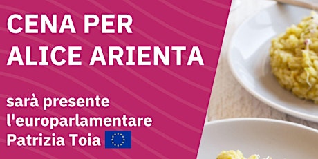 Immagine principale di Cena per Alice Arienta 