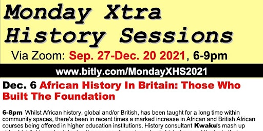 Imagen principal de African History In Britain: Those Who Built The Foundation