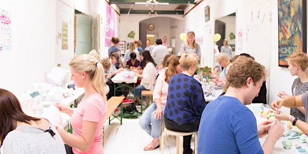 LNDS DIY-Event, vier Workshops an einem Ort: nähen, knüpfen/knoten, falten...
