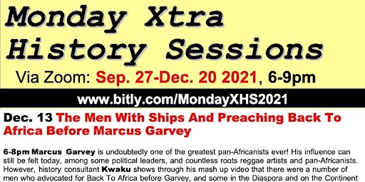 The Men With Ships And Preaching Back To Africa Before Marcus Garvey primary image