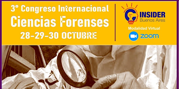 III Congreso Internacional Cs. Forenses