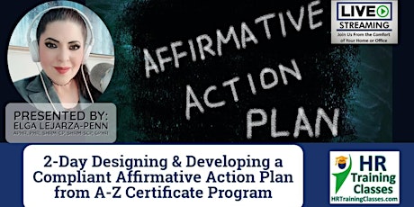2-Day Designing & Developing a Compliant Affirmative Action Plan tickets