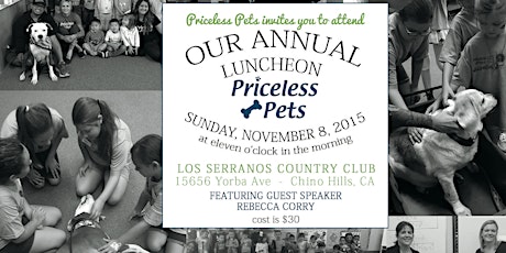 Priceless Pets' Luncheon primary image
