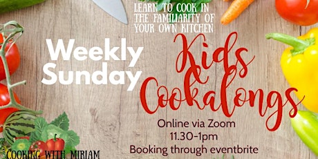 Weekly Sunday Kids Cookalong primary image