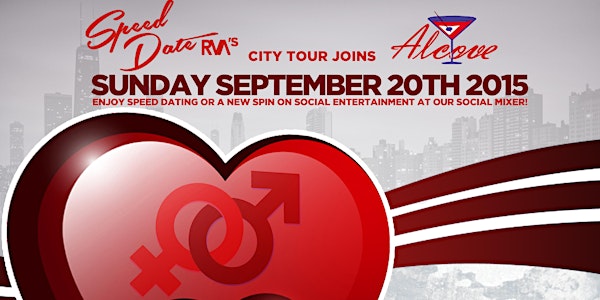 Speed Date RVA's City Tour Joins Alcove Martini Bar! 40+