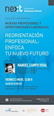 Conferencia ENFOCA TU NUEVO FUTURO con MANUEL CAMPO VIDAL