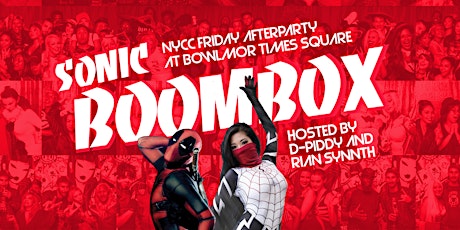 Sonicboombox NYCC 2021 Afterparty