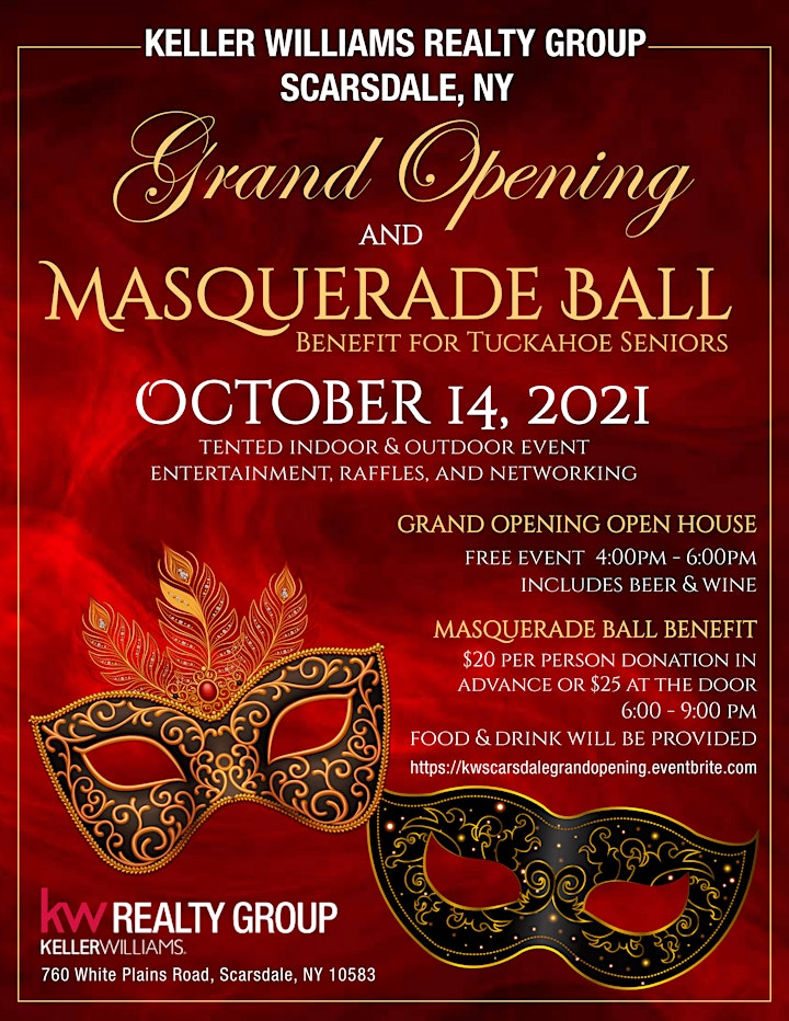 
		Keller Williams Realty Group Grand Opening & Masquerade Ball Benefit image
