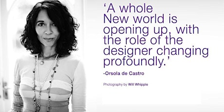 Talk by Co-Founder of Fashion Revolution Orsola De Castro primary image
