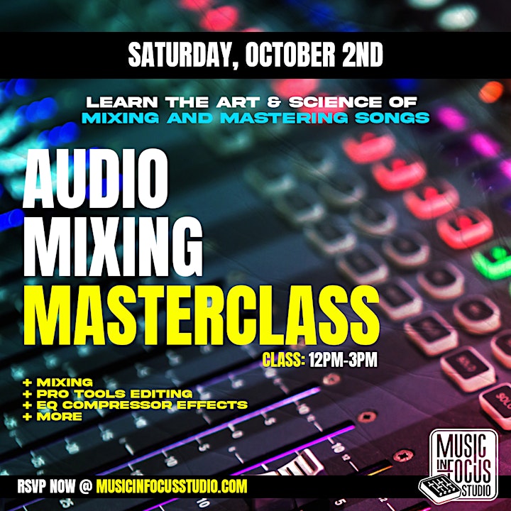 Audio Mixing Master  Class image