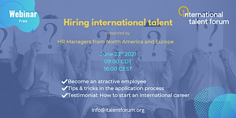 Hauptbild für Hiring International Talent