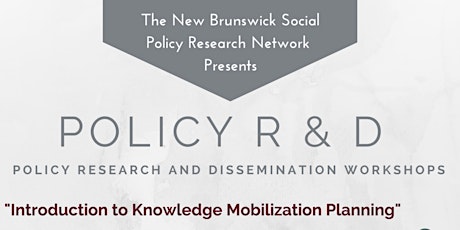 Policy R & D : Intro to KM Planning / Politiques R & D : Introduction à la planification de la mobilisation des connaissances primary image
