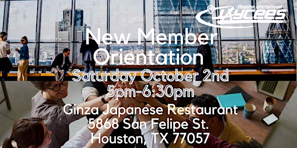 JCI New Member Orientation @ Ginza Japanese Restaurant