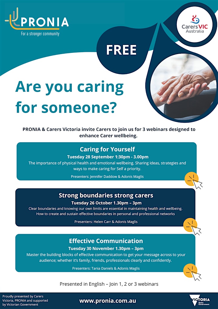 
		Effective Communication -  A workshop for carers image
