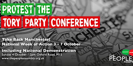 MK Protests the Tory Party Conference in Manchester! - FREE COACH primary image