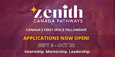Zenith Canada Pathways : Fellowship info session primary image