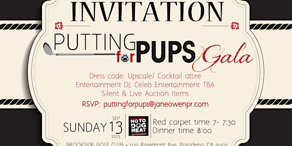 Putting for Pups