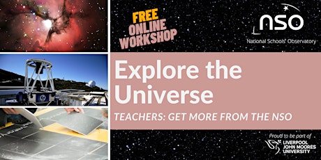 Explore the Universe - Workshop for Teachers ingressos