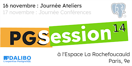 PGSession 14 : journée Ateliers primary image