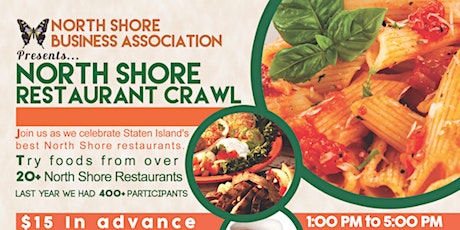 North Shore Restaurant Crawl -September 13, 2015 primary image