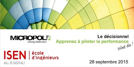 Image principale de Conférence MICROPOLE  : "Le Décisionnel, apprenez à piloter la performance !"