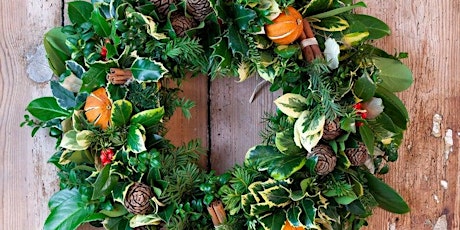 Make a fresh Christmas Door Wreath workshop - Covent Garden primary image