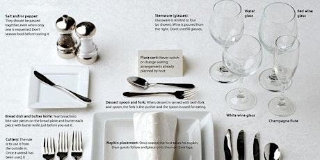 An Afternoon of Etiquette and Dining primary image