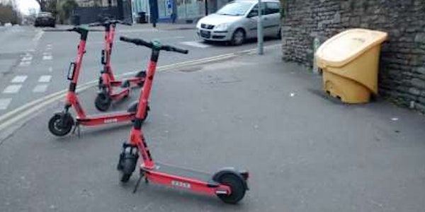 Walking and e-scooting in Bristol: can we share the future?