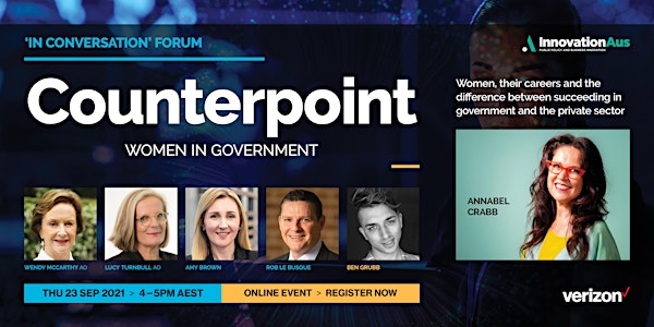 In Conversation with Annabel Crabb | Counterpoint: Women in Government