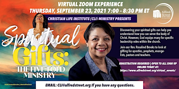 Spiritual Gifts: The Five-Fold Ministry