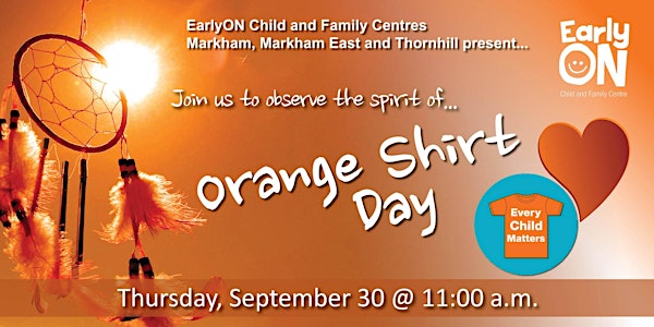 Orange Shirt Day - A Community Gathering via Zoom