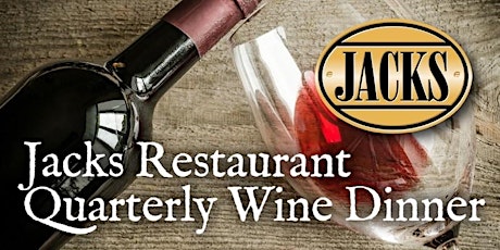 Jacks Restaurant Wine Dinner primary image