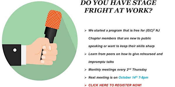 Public Speaking Workshop - October 2021