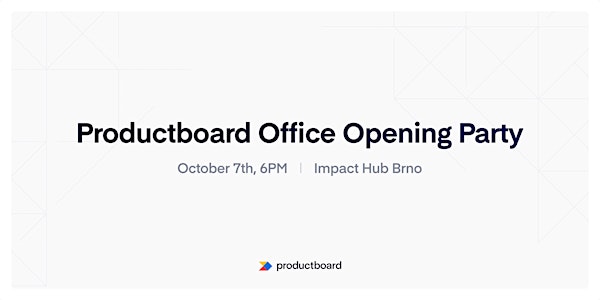 Productboard Office Opening Party in Brno