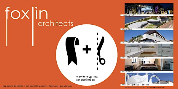 FOXLIN ARCHITECTS - RIBBON CUTTING