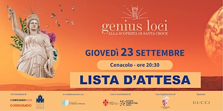 Immagine principale di Genius Loci | Giovedì 23 settembre | LISTA D'ATTESA | Bartezzaghi + Duni 