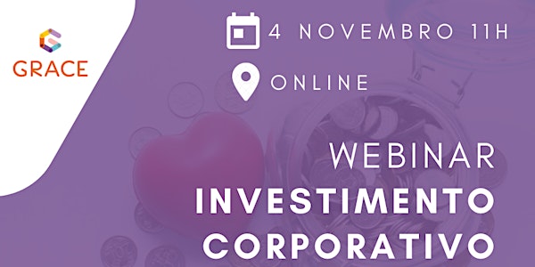 Webinar: Investimento Corporativo na Comunidade