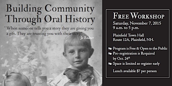 Building Community Through Oral History