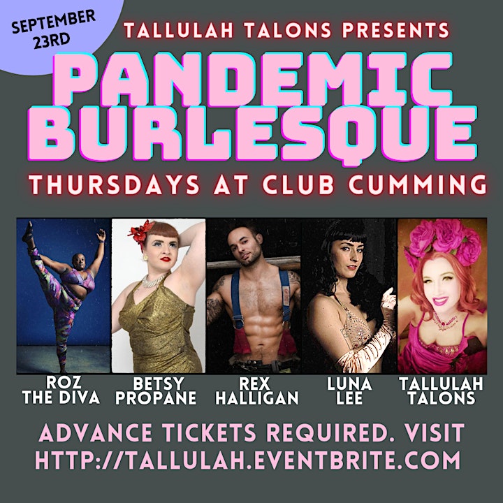 Pandemic Burlesque At Club Cumming image