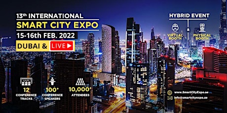13th International Smart City Expo Dubai & Live primary image