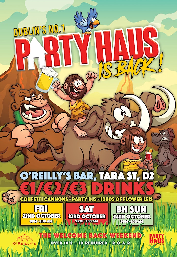 O'Reilly's | Nightlife Re-Opening Weekend | Friday 22nd Oct image
